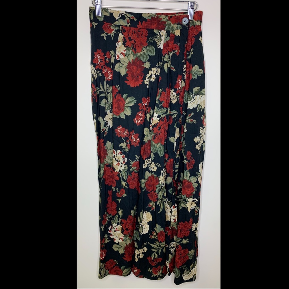 Abercrombie & Fitch Vintage Floral Wrap Skirt 6